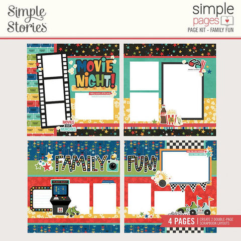 Simple Stories Simple Pages FAMILY FUN Page Kit Scrapbooksrus 