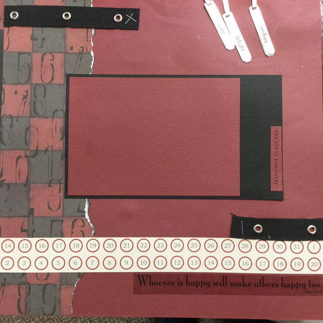 $5.00 Premade Pages HAPPY GIGGLE (2) 12"X12" Scrapbook Pages Scrapbooksrus