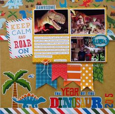 Echo Park DINO FRIENDS Scrapbook Kit