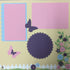 Premade Pages SPRING BUTTERFLIES 12"X12" (2) Scrapbook Pages Scrapbooksrus 