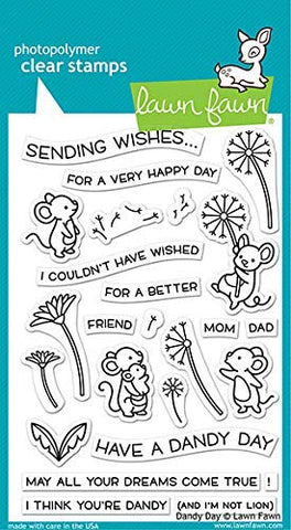 Lawn Fawn  DANDY DAY Clear Stamps 24pc Scrapbooksrus 