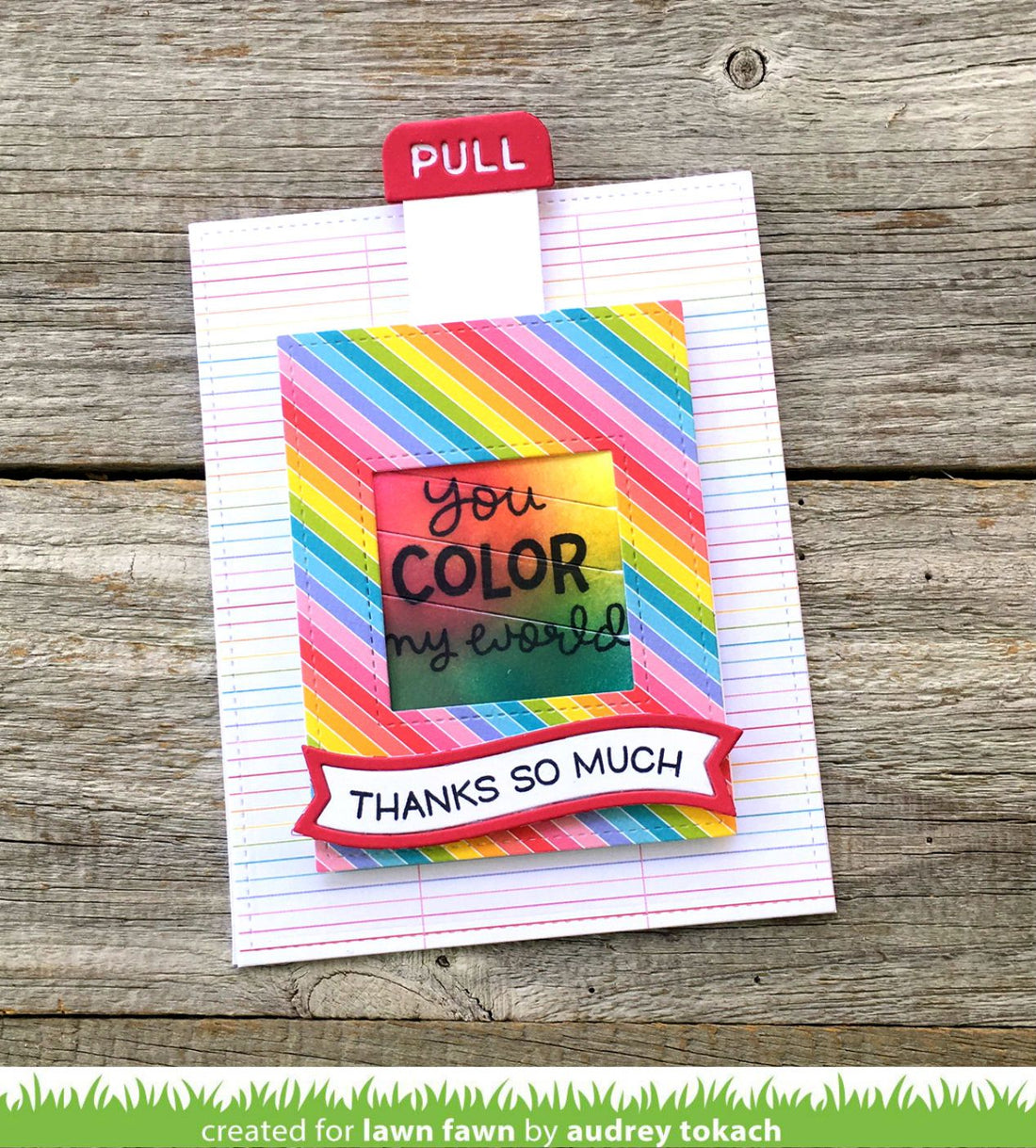 Lawn Fawn WAVY SAYINGS Clear Stamps 4"X3" Scrapbooksrus