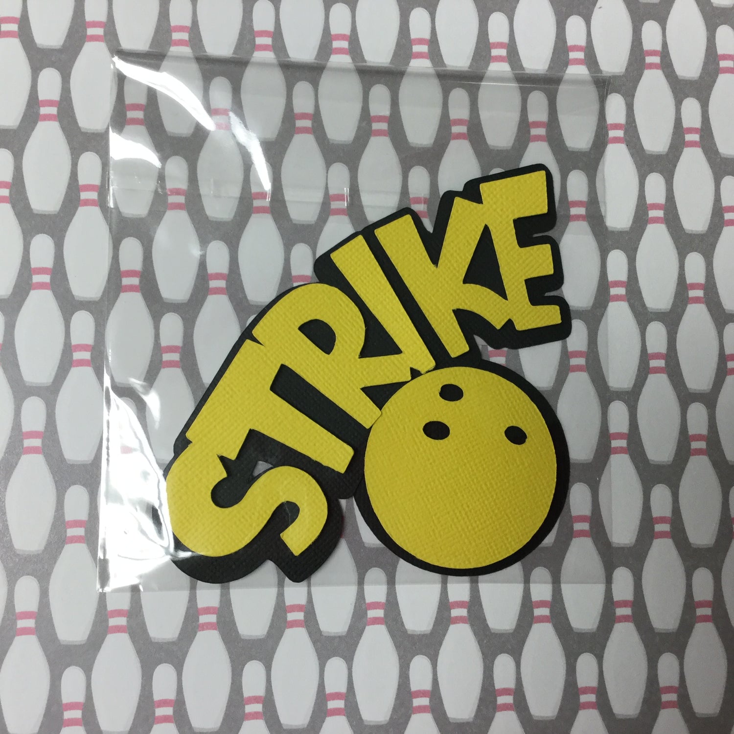 STRIKE BOWLING BALL Sports Scrapbook DieCuts Scrapbooksrus 