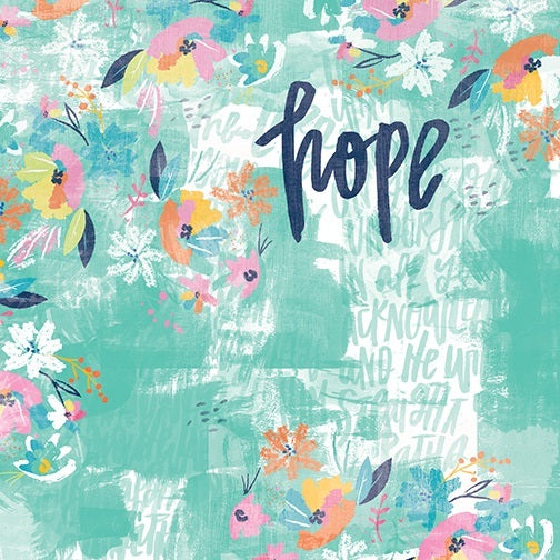 Illustrated Faith HOPE 12&quot;x12&quot; Scrapbook Paper