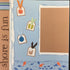 $5.00 Premade Pages SHORE IS FUN (2) 12"X12" Scrapbook Pages Scrapbooksrus 