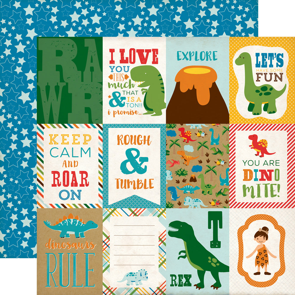 Echo Park DINO FRIENDS Scrapbook Kit