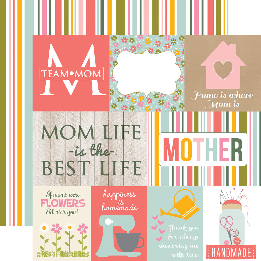 Echo Park BEAUTIFUL MOM 12&quot;X12&quot; Scrapbook Kit