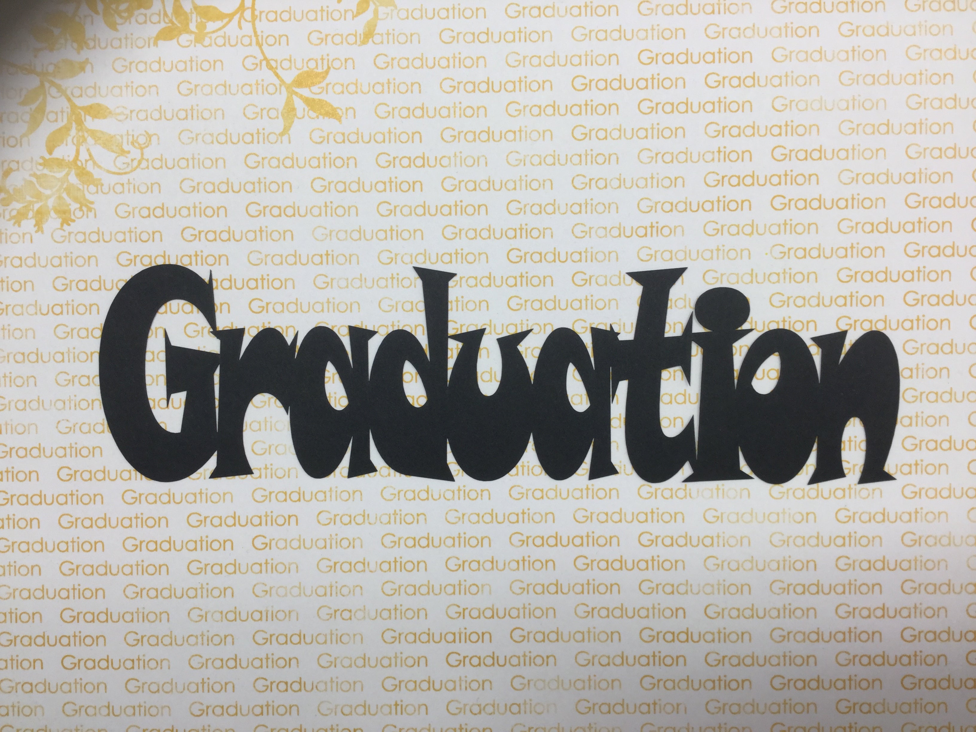 GRADUATION School Grad Laser Cuts 2&quot;X 7.75”