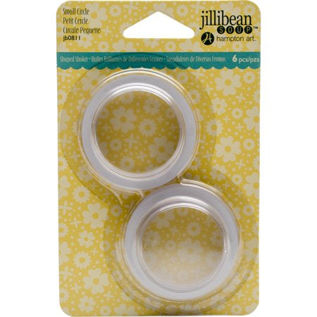 Jillibean Soup Shaped Shaker SMALL CIRCLE 6 pcs. Scrapbooksrus