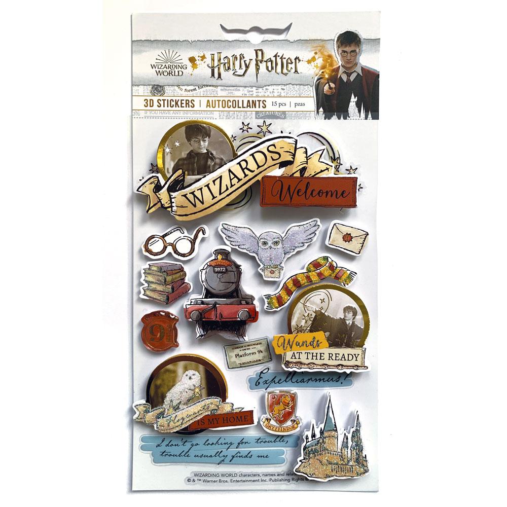 Paper House Wizarding World HARRY POTTER 3D Stickers Scrapbooksrus 