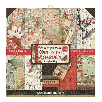 Stamperia ORIENTAL GARDEN 12&quot;X12&quot; Paper Pad Scrapbooksrus 