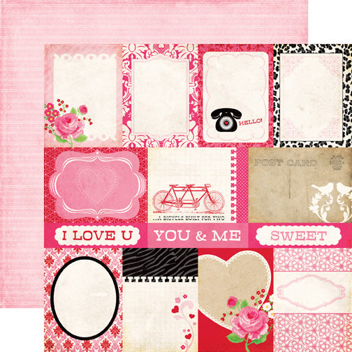 Echo Park LOVE STORY 12”x12” 13pc COLLECTION KIT Scrapbooksrus 