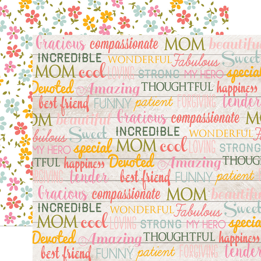 Echo Park BEAUTIFUL MOM 12"X12" Scrapbook Kit