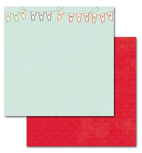 Webster’s Pages Game On WINNER’S LANE 12x12 Scrapbook Paper Scrapbooksrus