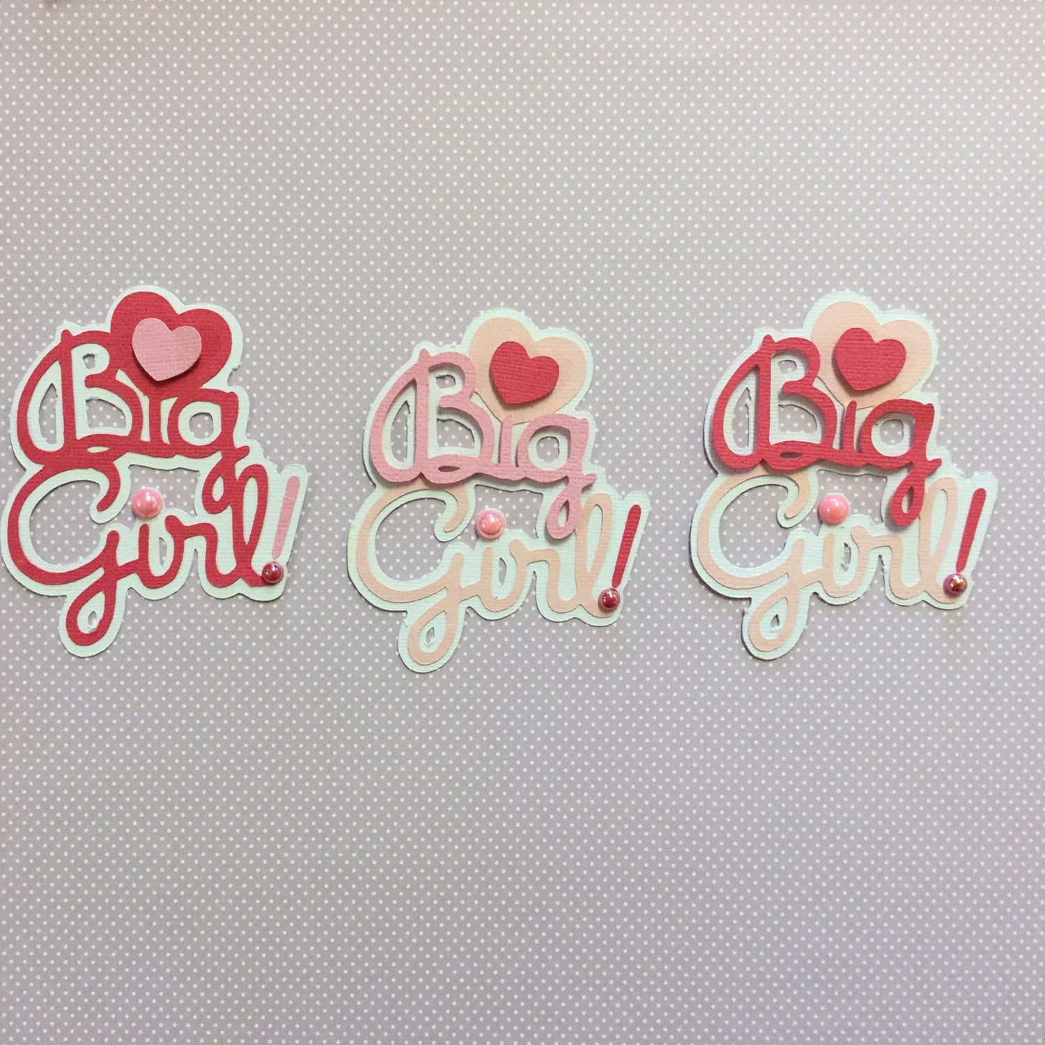 BIG GIRL Custom Scrapbook Die Cut Embellishment Scrapbooksrus 