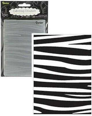 Darice ZEBRA Embossing Folder Scrapbooksrus 