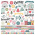 Simple Stories FREEZIN’ SEASON 12"X12" Cardstock Sticker Sheet Scrapbooksrus 