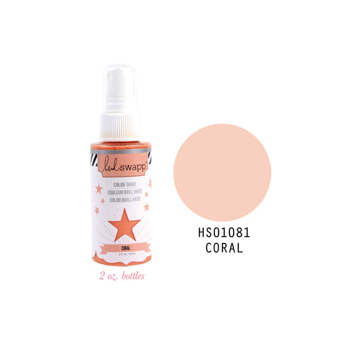 Heidi Swapp CORAL Color Shine 2 oz. Scrapbooksrus