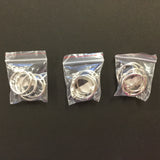 Silver Jump Rings 1 inch 5pc Scrapbooksrus 
