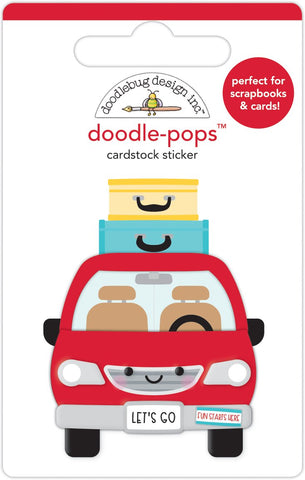 Doodlebug Fun At The Park ARE WE THERE YET Doodle-Pops 3D Stickers Scrapbooksrus 