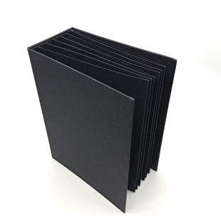 49 and Market Foundations ALBUM SERIES 6"X8" BLACK Scrapbooksrus