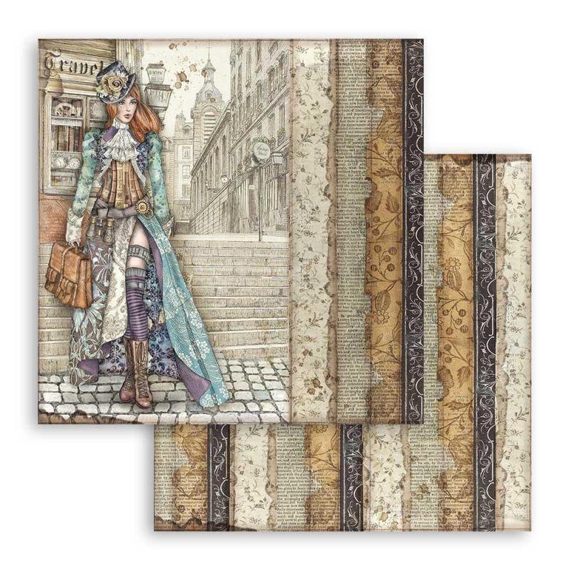 Stamperia LADY VAGABOND 12&quot;X12&quot; Paper Pad