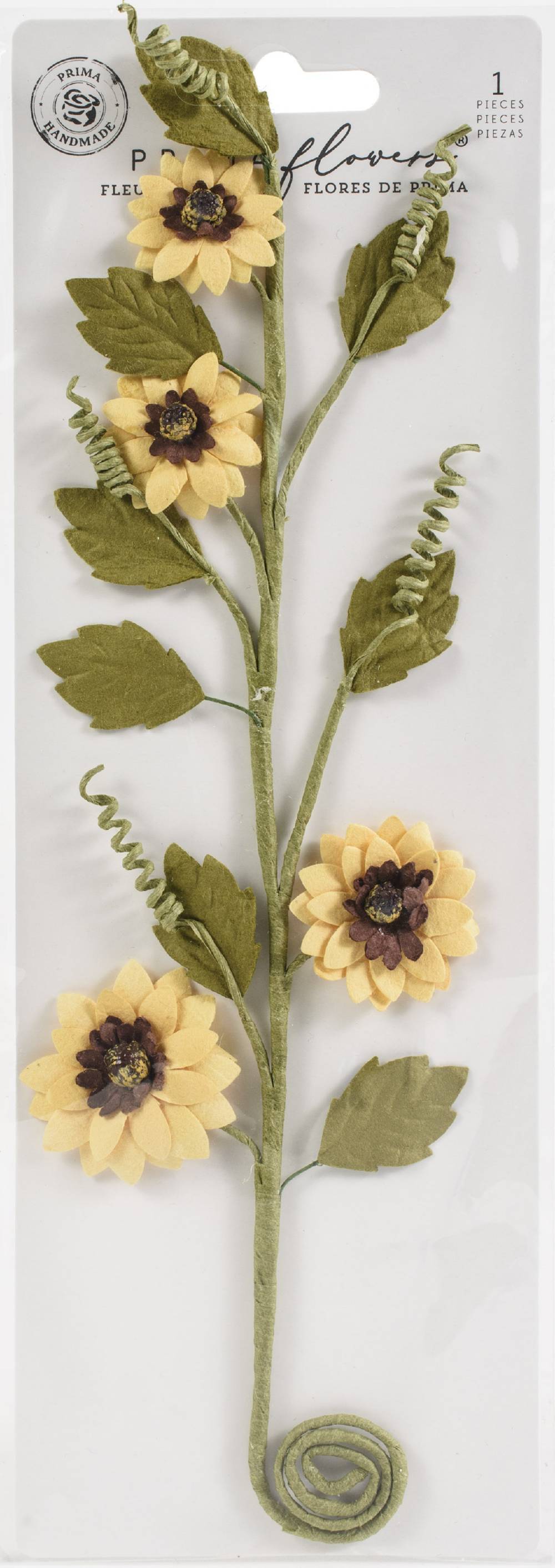 Prima PUMPKIN & SPICE Paper Flowers Scrapbooksrus