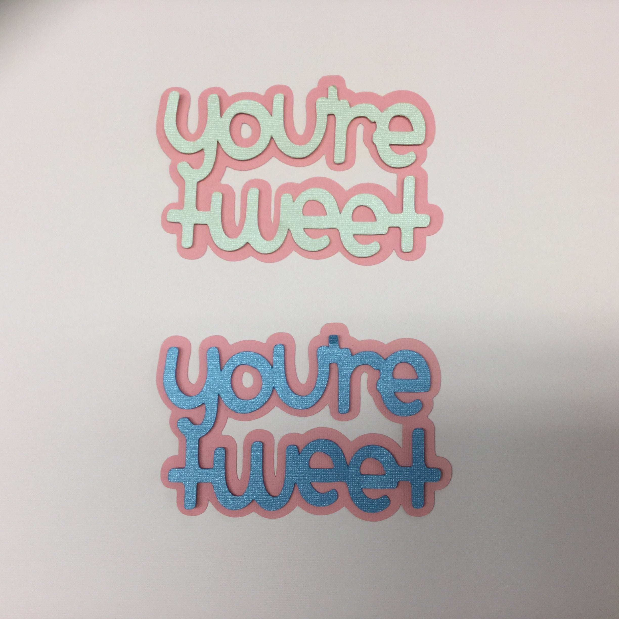 YOU’RE TWEET Serendipity Custom Scrapbook Die Cuts