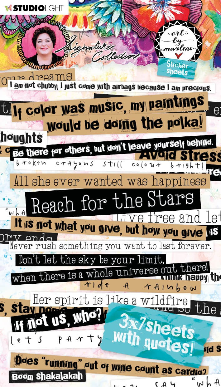 Studio Light Art By Marlene Signature Collection Sticker Sheets Scrapbooksrus