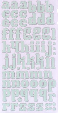 American Crafts Thickers STROLL Glossy Letters Stickers Scrapbooksrus 