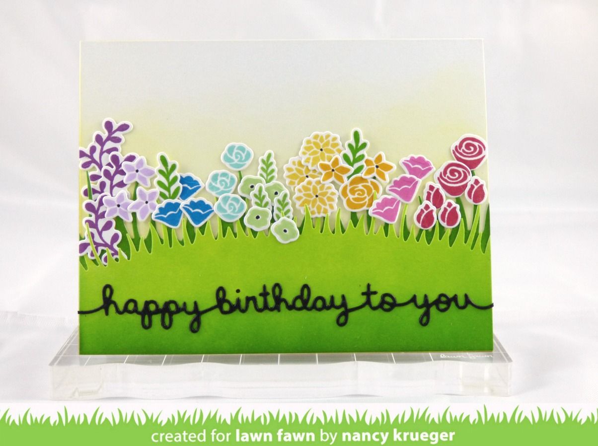 Lawn Cuts MEADOW BORDERS Custom Craft Dies 5 Pc. Scrapbooksrus 