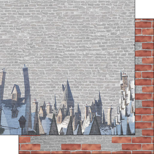 WIZARDING WORLD VILLAGE DS 12X12 Scrapbook Customs Sheet Scrapbooksrus