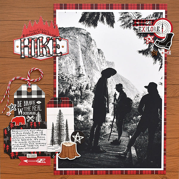 Echo Park  12&quot;x12&quot; LITTLE LUMBERJACK 13pc COLLECTION KIT Scrapbooksrus 