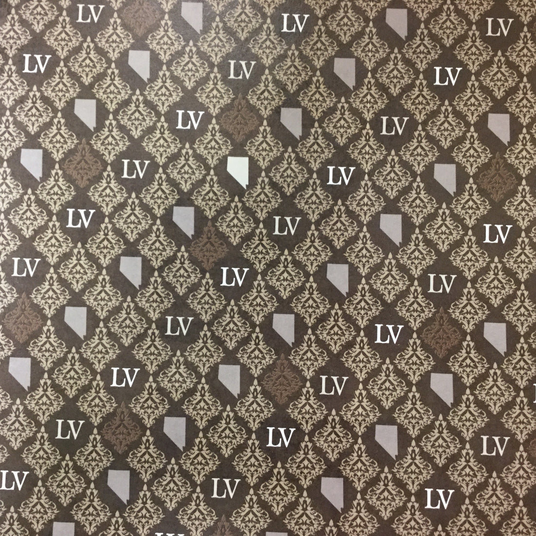 MOB MUSEUM LOVELY Words 12"X12" Scrapbook Paper LV Scrapbooksrus