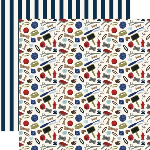 Echo Park A Dog’s Tail GO FETCH 12"x12" Paper Scrapbooksrus