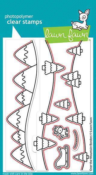 Lawn Fawn Lawn Cuts OVER THE MOUNTAIN Custom Craft Dies 7pc Scrapbooksrus 