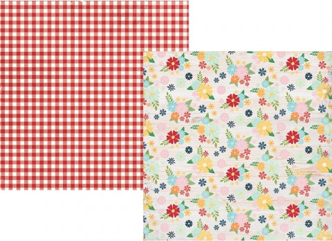 Simple Stories Springtime WELCOME SPRING 12x12 Scrapbook Paper Scrapbooksrus 