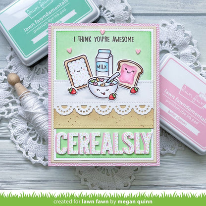 Lawn Cuts CEREALSY AWESOME Custom Craft Die Scrapbooksrus 