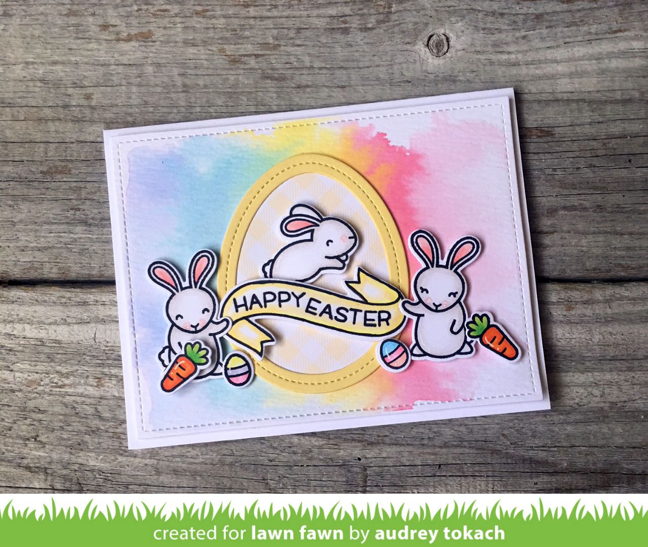 Lawn Fawn SOME BUNNY Easter Clear Stamps 29 pc