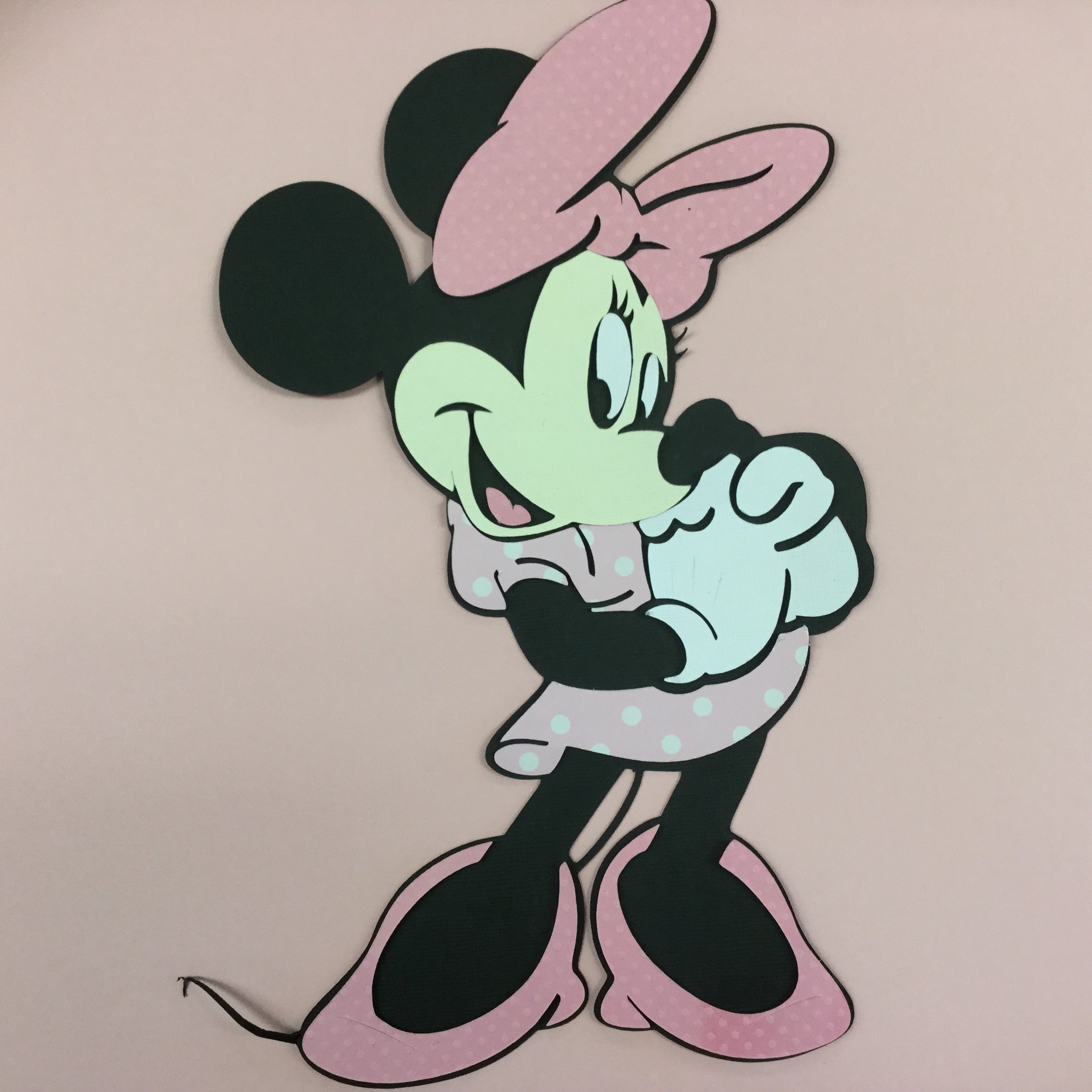 MINNIE 3DHandmade Die Cut Scrapbooksrus 