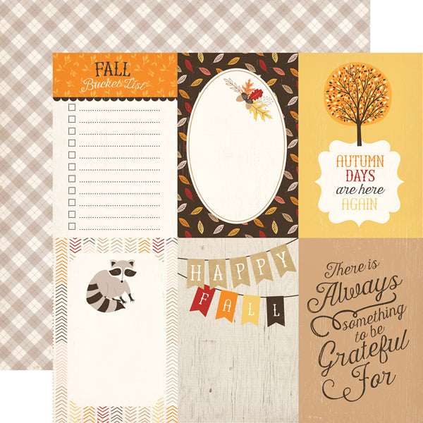 Echo Park  12&quot;x12&quot; HELLO FALL 13pc COLLECTION KIT Scrapbooksrus 