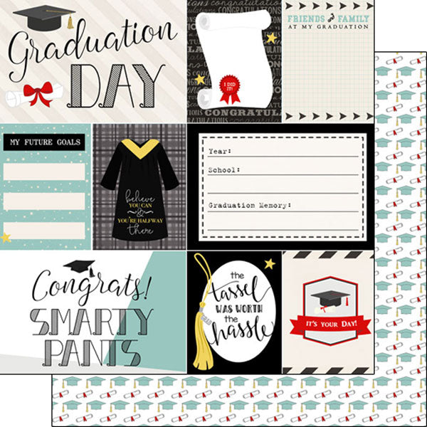 GRADUATION DAY JOURNAL 12&quot;X12&quot; Scrapbook Customs Paper Scrapbooksrus 