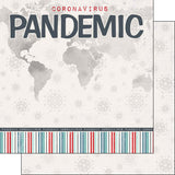 Covid-19 PANDEMIC TITLE Double Sided 12X12 Paper Scrapbook Customs #Scrapbooksrus
