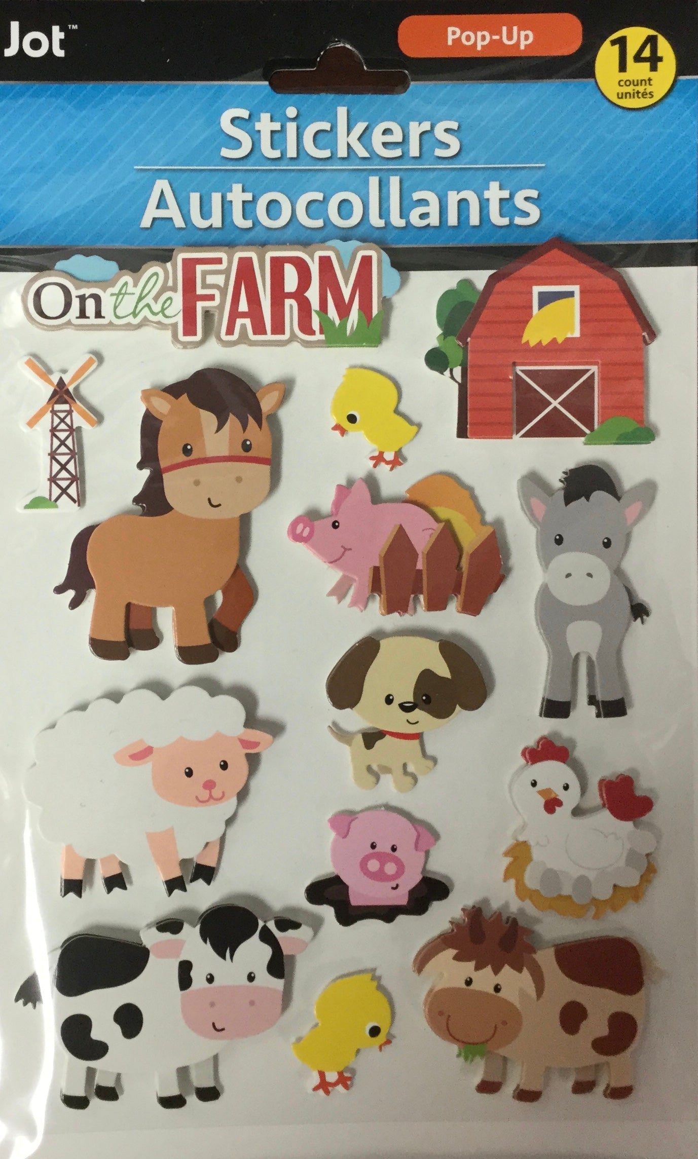 Jot ON THE FARM Layered stickers 5&quot;X9&quot; Scrapbooksrus 