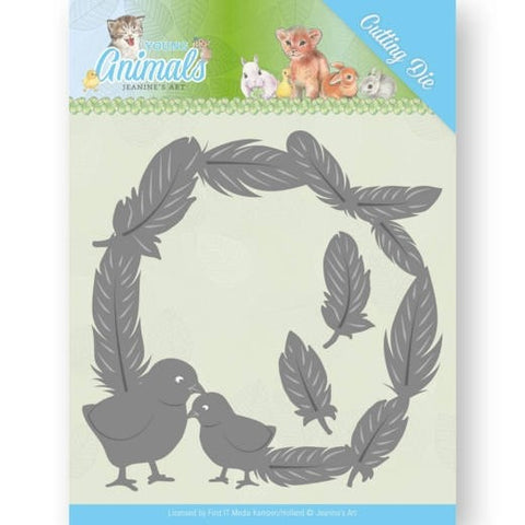 Jeanine's Art FEATHERS ALL AROUND Cutting Die 3 pc Scrapbooksrus 