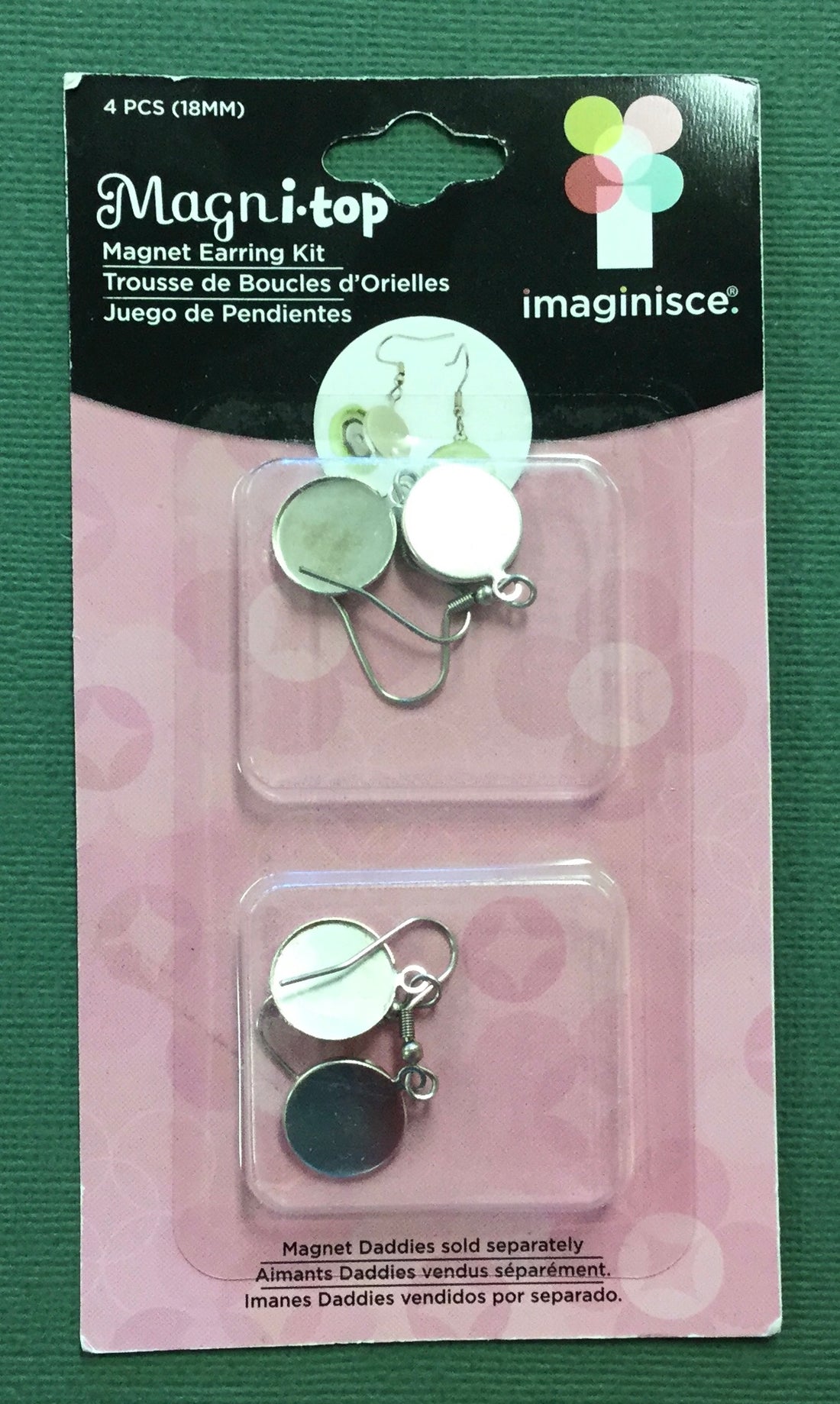 Imaginisce Magni Top MAGNET EARRING KIT Scrapbooksrus