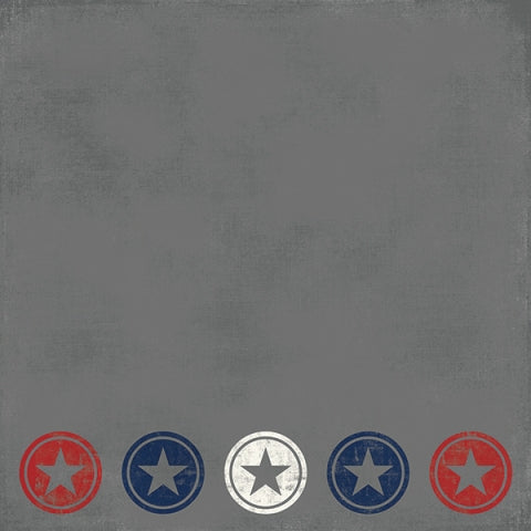 Simple Stories Hero COURAGE 12x12 Scrapbook Paper Scrapbooksrus