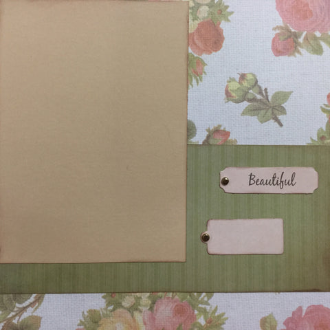 Premade Pages $2.00 BEAUTIFUL 8” x 8" Scrapbook Pages Scrapbooksrus 