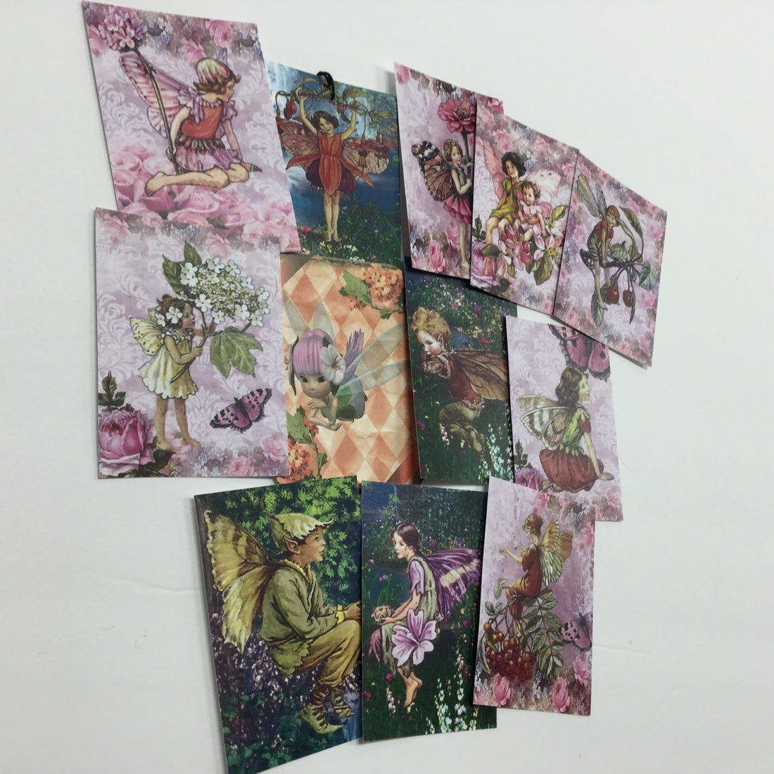 Tags & Ephemera 12pc VINTAGE FAIRIES GIRLS & BOYS ATC CARDS Scrapbooksrus