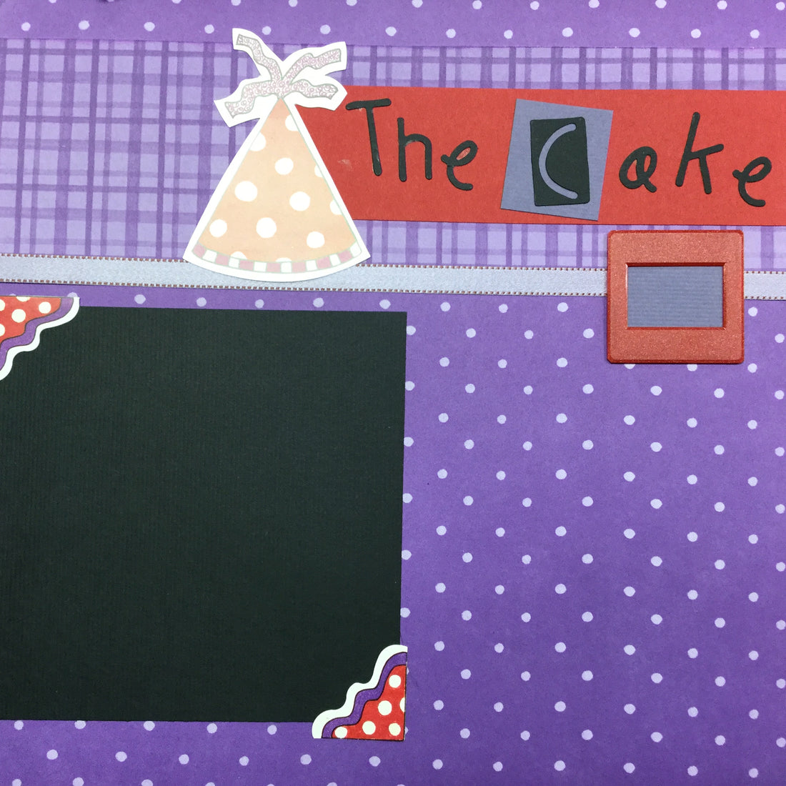 Premade Pages THE CAKE (2) 12"x12" Scrapbook Happy Birthday Scrapbooksrus